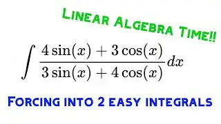 Linear Algebra like a JEE [MIT Integration Bee 2022]