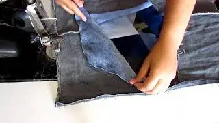 tapete feito com retalhos de Jeans🔥faça e venda🤑 Ana Carla artes #doormat #retalhosdetecido #diy