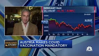 Nationwide lockdown in Austria sends Covid fears through global markets