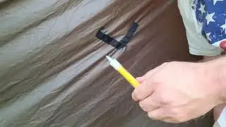 Seam Sealing the Warbonnet Superfly Tarp