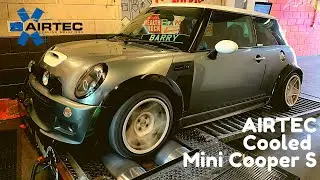 Airtec intercooler with A Mini Cooper S attached to it