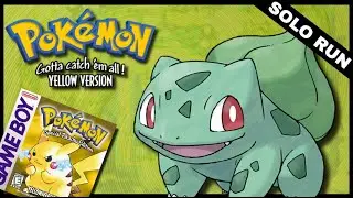 Pokemon Yellow: Bulbasaur Only Solo Run