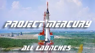 Tous les lancements du Programme Mercury (fus&eacute;es Redstone et Atlas)