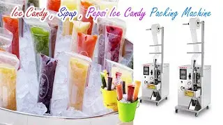 Sip up making machine | Pepsi ice stick packing machine | Ice candy machine Low Price Coimbatore