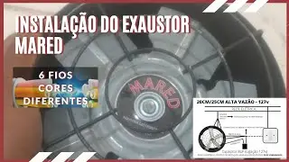 Como instalar exaustor 6 fios *atualizado*