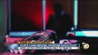 Anonymous SDPD officer discusses department's culture of favoritism