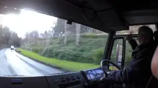 driving in County Wicklow, Ireland, near Hollywood filming locations