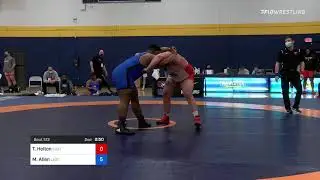 130 Kg Quarterfinal - Thomas Helton, Southern Illinois Training Center Vs Malcolm Allen, Legends O