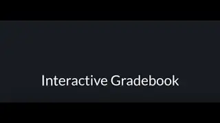 SAGE Vantage: Interactive Gradebook