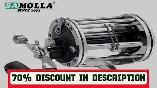 #Trolling Drum 2.8;1 Fishing Reels Deep Sea Saltwater Accessories Drag 20-30KG Slow Jigging Reel Bo