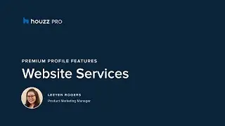 Houzz Pro: Website Services
