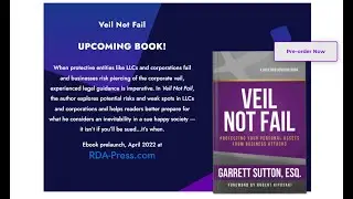 Piercing the Corporate Veil:  How to Avoid It