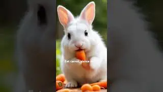 Dancing bunny loves his carrot! 🐰😂  #DancingBunny #ai #Funnybunny#AnimationShort#animation3d#bunny