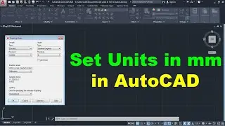 Как установить единицы измерения в мм в AutoCAD