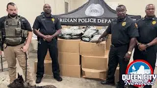 Meridian Police Seize More Than 500 Pounds of Marijuana in Traffic Stop