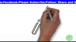 screwdriver #Drawing|Children Drawing Step by step tutorial |Pencil to Palette Sketch Art and Paint