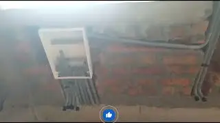 Wall cutting, chipping pipeline 3BHK House Only one man show💀 #electrician #ytshorts #trendingshorts