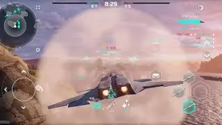 J-50, F-22 in 6:6 air team deathmatch
