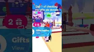Day 1 of checking my gifts plz donate my username toslow3916#roblox#plsdonate