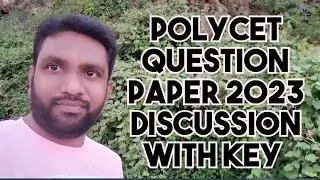 POLYCET 2023 QUESTION PAPER DISCUSSION WITH KEY #POLYCETKEY2023 #KRP