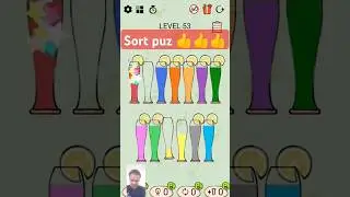 level 53 - sort puz game / challenging game #game #gaming #puzzle
