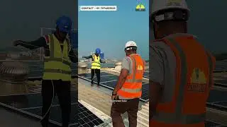 70kW Solar Power Plant Work Started & Running | Evergreen Solar Live Project #shorts