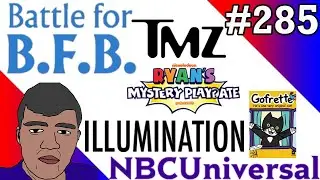ИСТОРИЯ ЛОГОТИПА №285 &mdash; TMZ.com, Gofrette, NBCUniversal, Illumination, Battle for BFB и многое др...