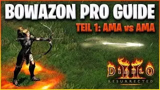 Brutale Bogen-Amazone - PvP Bowie Pro Guide Teil 1 AvA Build [D2R GM PvP]