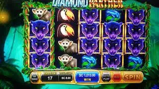 Diamond Panther Slots $8 Denomination 60 Free Spins On Global Poker