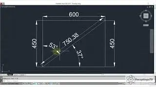 AutoCAD Basics - Beginners Easy Command Tutorial  - DIMENSION ANGULAR CMD | #Shorts Video | #AutoCAD