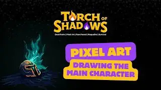 Drawing a Character from Torch of Shadows | Indie Pixel Art Game Dev