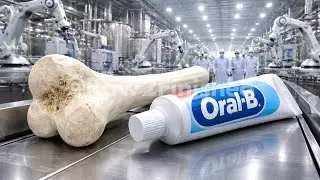 Inside Largest Industrial Toothpaste Factory &mdash; From Large Animal Bones to Toothpaste (Full Process)