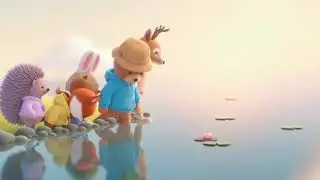 Cute Forest Animals 🐰🦊 | Calm Cartoon for Babies & Toddlers | Relaxing Kids Video