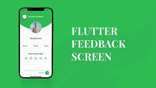 Flutter UI - Taxi App Feedback Screen | Speed Code