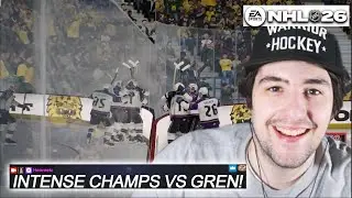 НАПРЯЖЕННАЯ ИГРА HUT CHAMPS ПРОТИВ ПРОФЕССИОНАЛЬНОГО ИГРОК GREN! I NHL 26 HUT