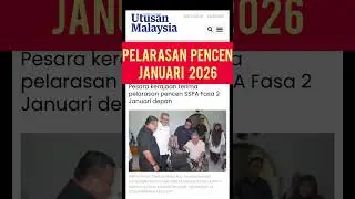 PELARASAN PENCEN 2026 #malaysia #pencen #pesara #jpa #kakitanganawam