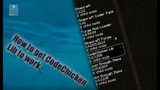 How to get the CodChicken Lib mod to work (1.12.2) file version: 3.2.3.358-universal