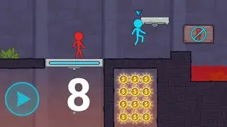 Stick Red and Blue 3 Level 8