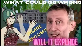WE FOUND AN INSANE ASYLUM.... what could go wrong? minecraft vlog 3