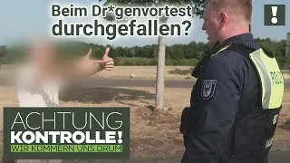 Fahrer mit GERÖTETEN Augen! Steht er unter Dr*geneinfluss? | Achtung Kontrolle
