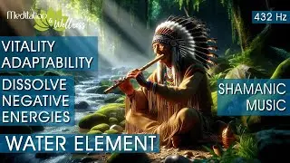 4 Elements: WATER | Dissolve Negative Energies | Vitality and Adaptability | Shamanic Music 432 Hz