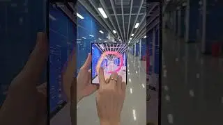 Samsung's new foldable Fold 6, camera AR gameplay demonstration! Samsung Mobile Phones Mobile