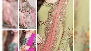 Different shades of pink color combination dress designs ideas 2020....