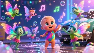 Fire Truck Wash Car Wash Song 🚒🧼 Fun Kids Song | Toddler Vehicles & Learning Adventure