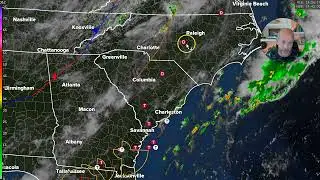 #Debby vlog 8/2/2024: Big-time flood threat for the Carolinas.