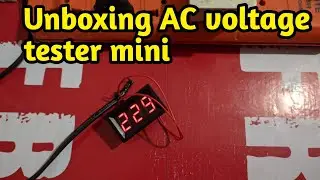 AC voltage mini Multimeter unboxing........
