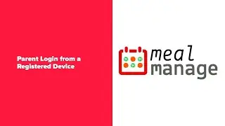 Logging in to a Registered Device