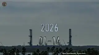 Daily Time Lapse 2026-01-14 SpaceX Starship Progress StarBase TX
