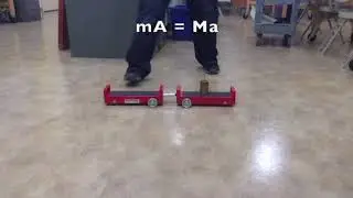 3rd law - mass & acceleration