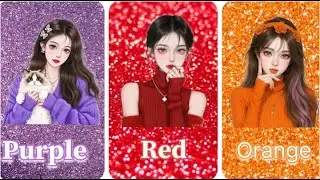 💜Purple VS ❤️ Red VS Orange 🧡/ dress👗 heels👠 nails💅 earring ✨ cake 🎂 etc..  #youtubevideo